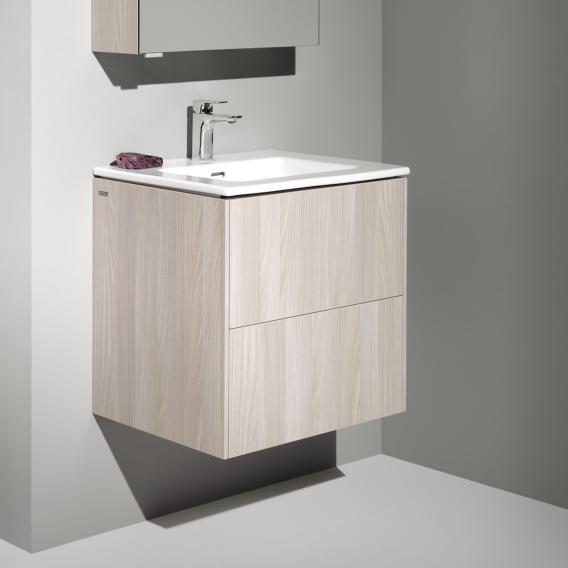 Тумба с раковиной  Laufen   Base for Pro S  8.6496.0.262.104.1   600 см, подвесная, 2 ящика, цвет светлый вяз