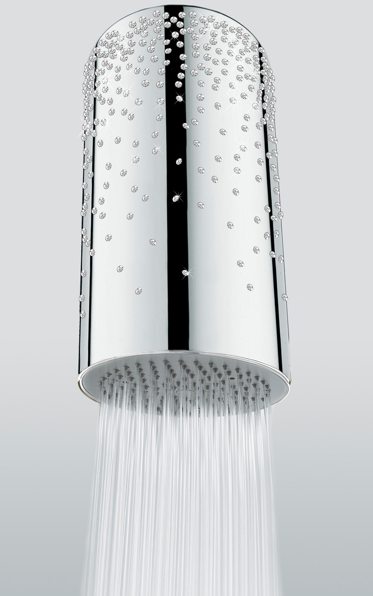 Верхний душ Bossini Dinamic Inox один режим струи H80166.030 хром