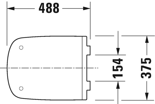 Сиденье для унитаза с крышкой удлиненное Duravit DuraStyle 0060590000 с автоматическим закрыванием, белый