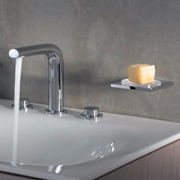 Держатель для мыльницы Keuco Edition 400 11555 039000 в комплекте с мыльницей, бронза шлифованная (изделие снято с производства)