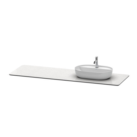 Столешница для раковины Duravit Luv LU9468R1717 кварцевый камень белый структурный