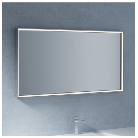 Зеркало прямоугольное с LED - подсветкой для ванной комнаты BMT Galaxy 801 424 120 06   1200х729х35 мм, серый