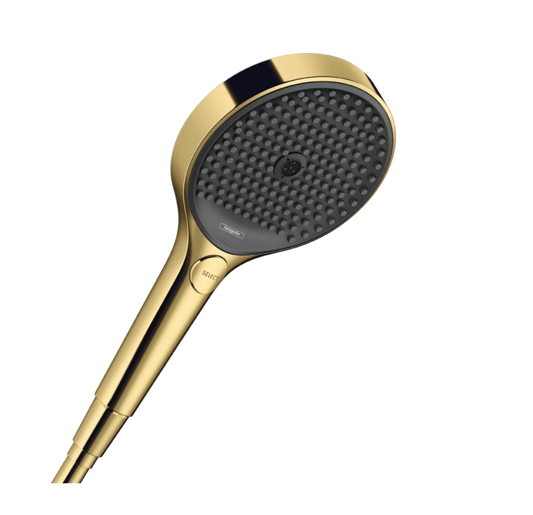 Ручной душ HANSGROHE Rainfinity 26864990 130 3 jet, цвет Полированное золото