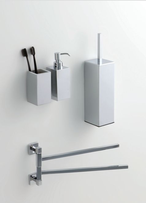 Полотенцедержатель двойной поворотный BERTOCCI SETTECENTO 145 0736 0000 370 мм, хром