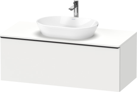 Тумба подвесная под раковину DURAVIT D-Neo DE494901818 1200 мм х 550 мм, с 1 выдвижным ящиком и консолью, белый матовый