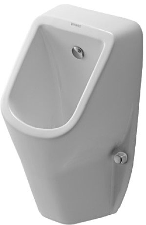 Писсуар подвесной Duravit D-Code 0829300000 без "мушки", с креплением, c подачей воды сзади, белый