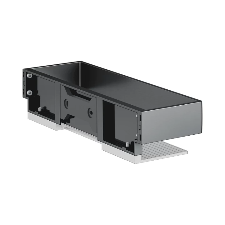 Полка (корзинка) подвесная для ванной комнаты KEUCO EDITION 11 11158 130000 Чёрный шлифованный хром