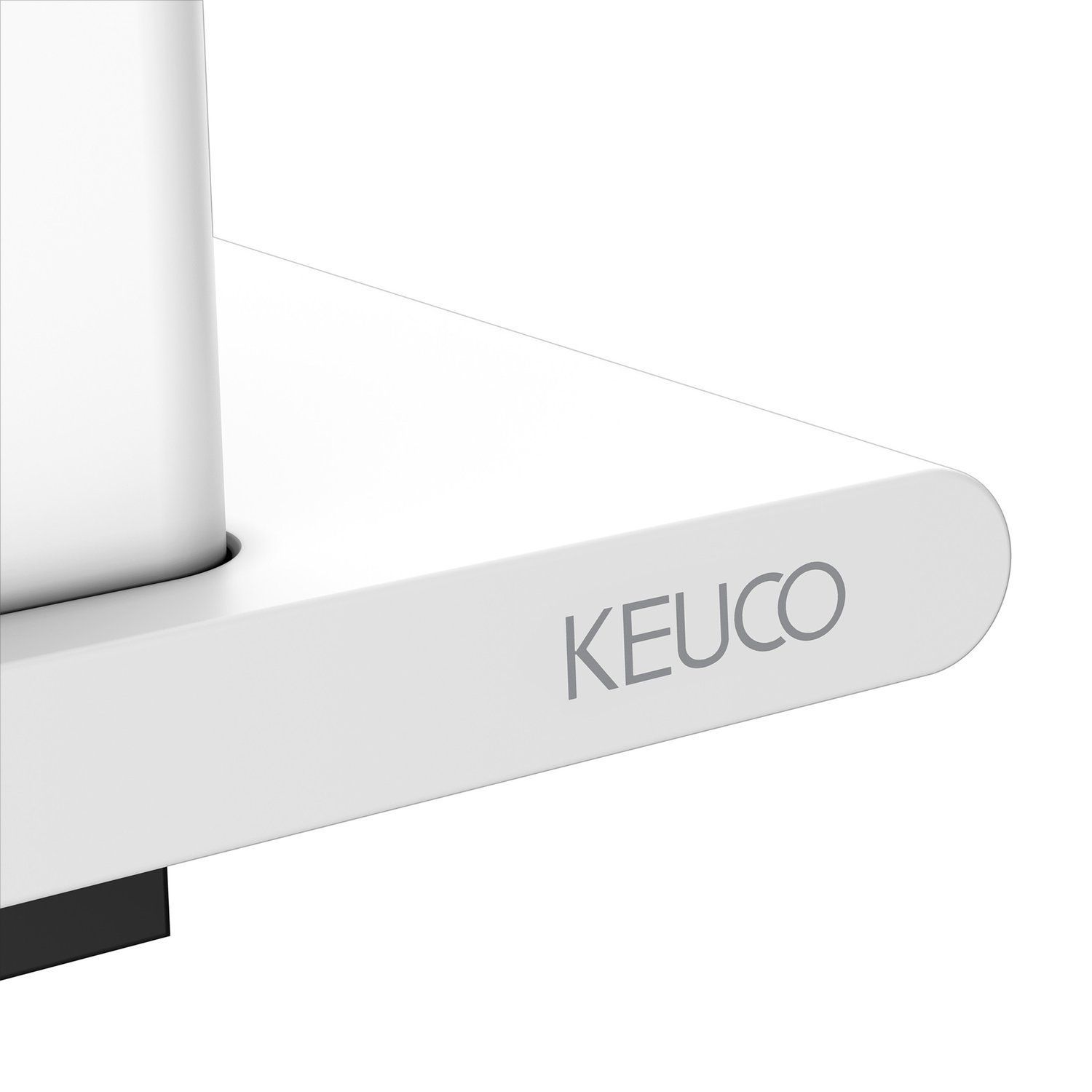 Полочка для душа KEUCO AVENO 14659 510000 со встроенным стеклоочистителем, с клеевым комплектом, цвет Белый матовый