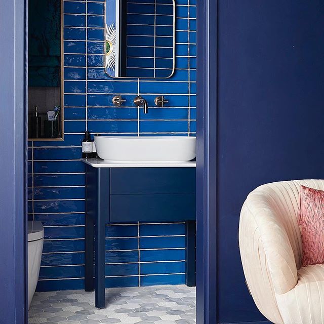 Тумба напольная под столешницу Duravit Luv LU956009898 темно-синий