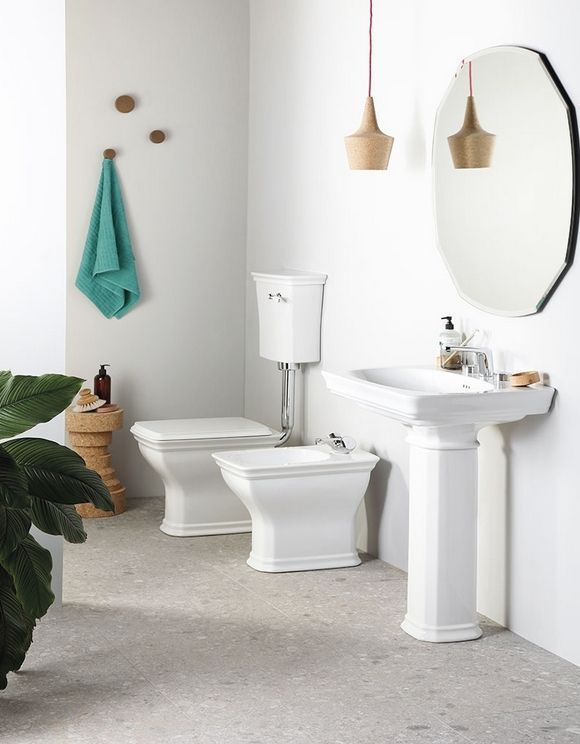 Унитаз напольный ARTCERAM CIVITAS CIV003 01 00 540 мм х 360 мм, со сливом в стену, белый глянцевый