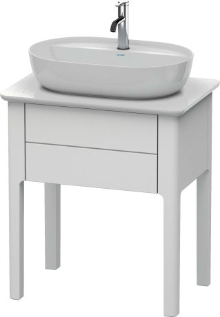 Тумба напольная под столешницу Duravit Luv LU956003636 белый