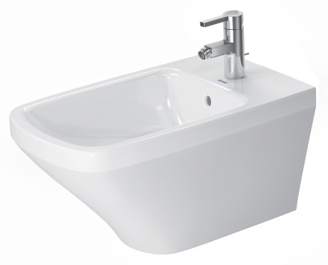 Подвесное биде Duravit DuraStyle 22861500001 с переливом, с покрытием WonderGliss,  с креплением, белое