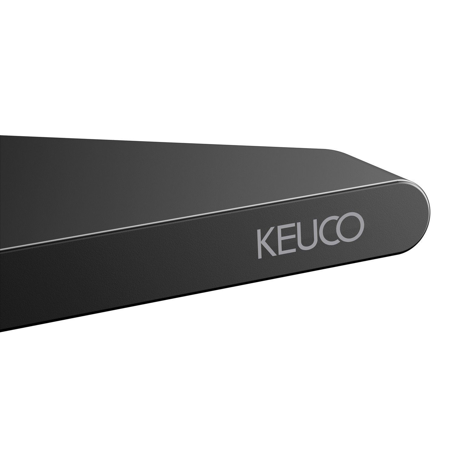 Угловая полочка для душа KEUCO AVENO 14657 370000 с клеевым комплектом, цвет Чёрный матовый
