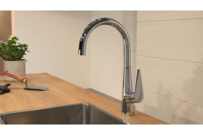 Смеситель Hansgrohe Talis S 72810800 для кухонной мойки под сталь