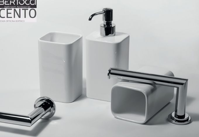 Дозатор для жидкого мыла подвесной BERTOCCI CENTO 144 8528 0000 Белый глянцевый