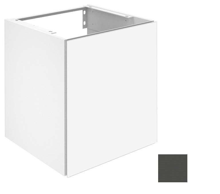 Тумба под умывальник Keuco Plan 32942 110000 корпус лак матовый антрацит, фасад стекло антрацит глянцевый