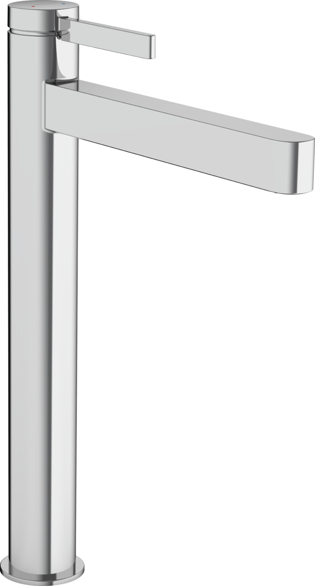 Смеситель для раковины однорычажный HANSGROHE Finoris 76070000 260 мм, со сливным клапаном Push-Open, хром