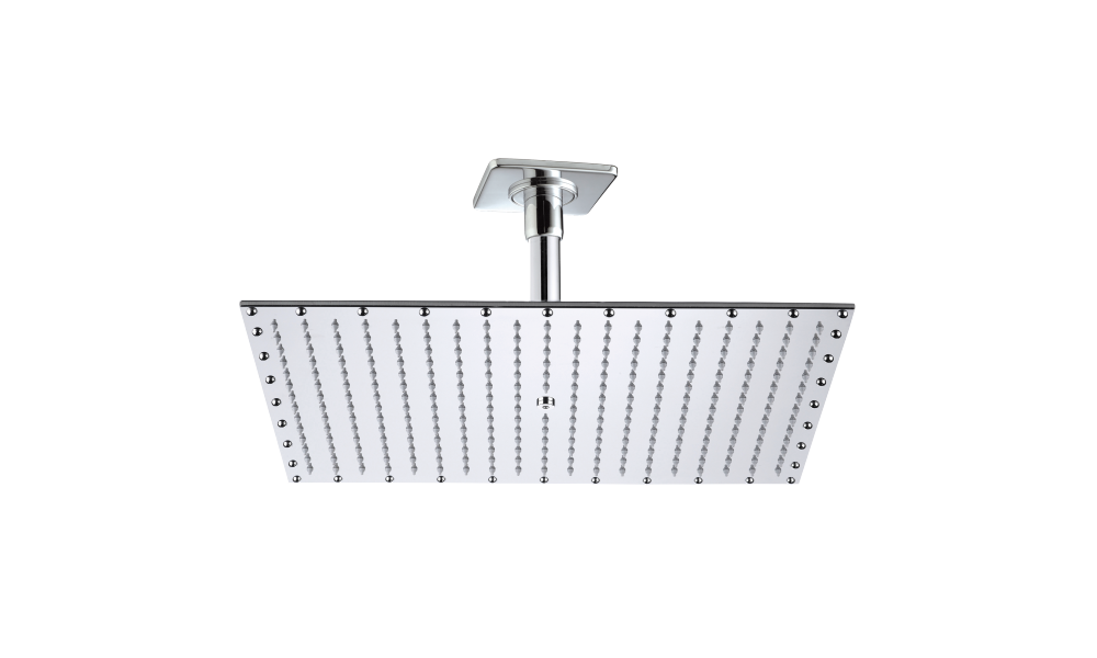 Верхний душ Bossini Paris Rectangular H77607I Хром c кронштейном