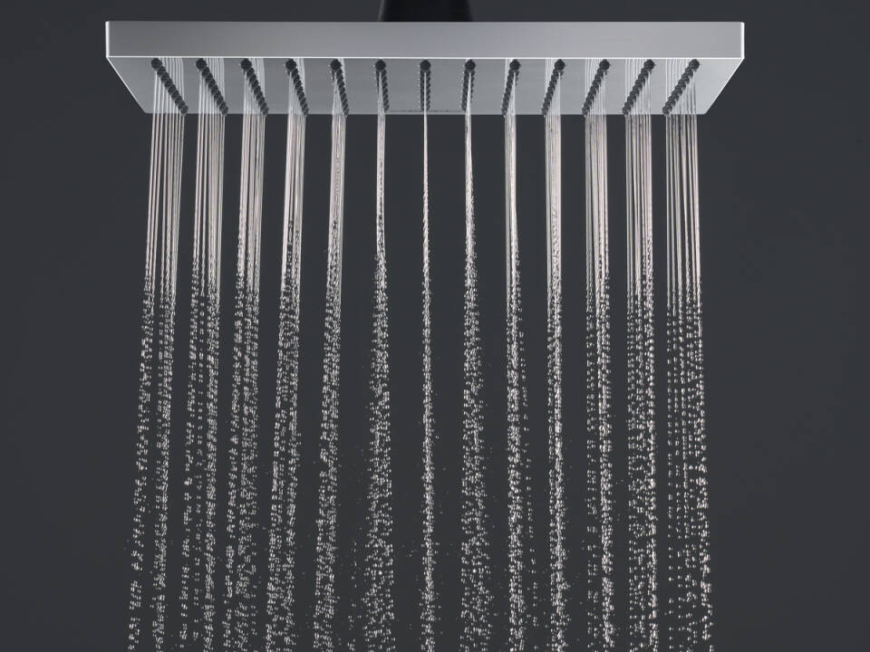 Верхний душ прямоугольный HANSGROHE Vernis Blend 26096000 230, 1jet, LowPressure, цвет Хром