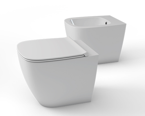 Сиденье для унитаза GLOBO GENESIS GN022BI 455 мм х 365 мм, съёмное, Soft-Close, белое глянцевое