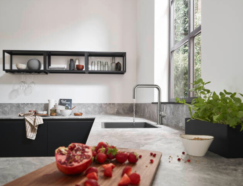 Однорычажный смеситель для кухни HANSGROHE Talis M54 72806800 1 jet, цвет Нержавеющая сталь