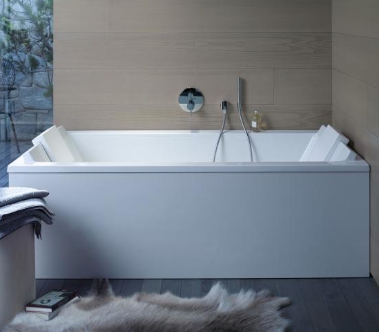 Акриловая ванна Duravit P3 Comforts 700371000000000 1600 х 700 c наклоном для спины слева, встраиваемая или с панелями, белая (изделие снято с производства)