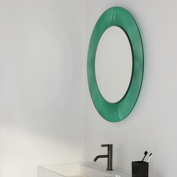 Зеркало круглое   Laufen  Kartell  3.8633.1.092.000.1  78 см, рама пластик зеленый изумрудный