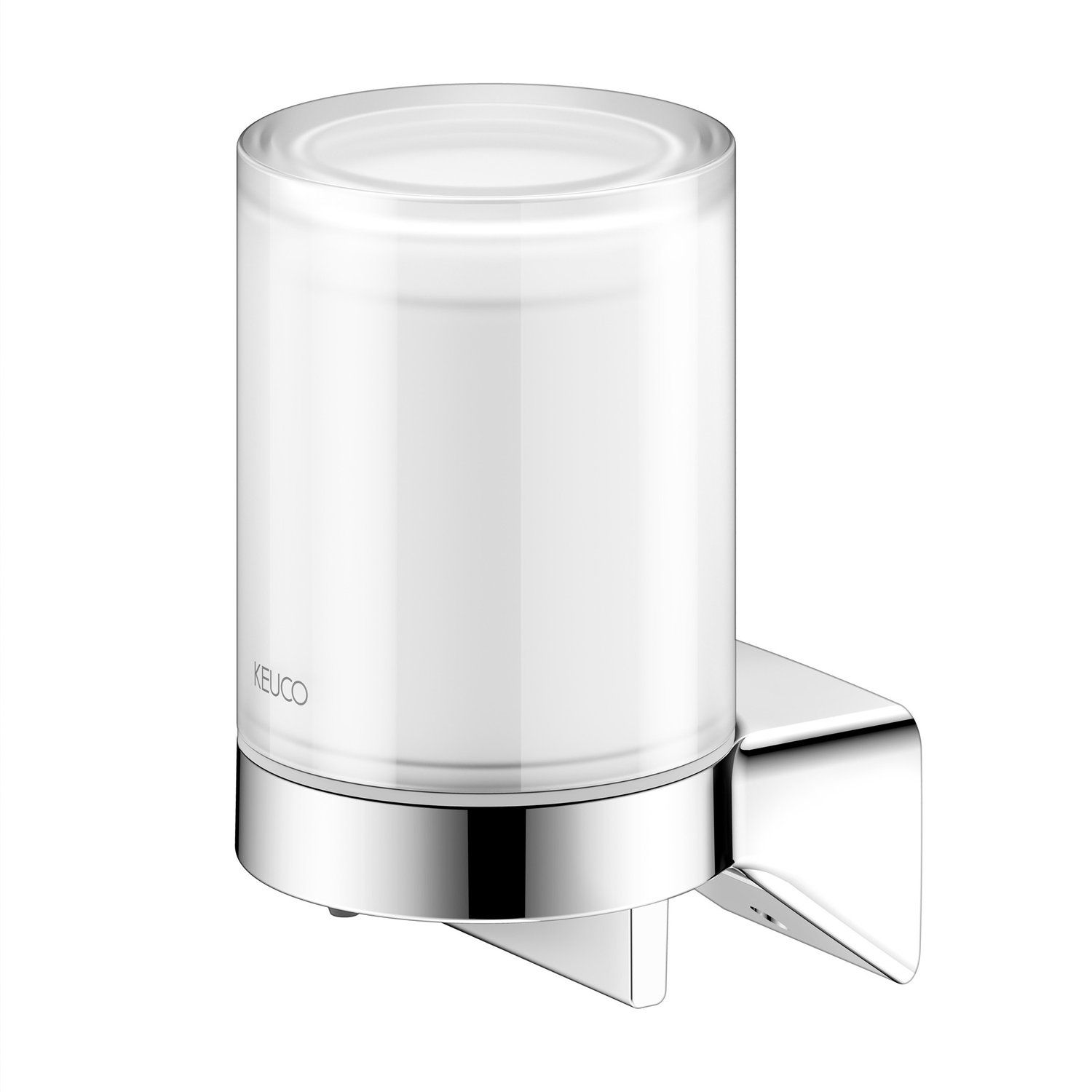 Дозатор жидкого мыла с хрустальной колбой KEUCO AVENO 14652 019000 с клеевым комплектом, цвет Хром