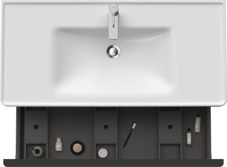 Тумба подвесная под раковину DURAVIT D-Neo DE425603030 984 мм х 452 мм, с одним выдвижным ящиком, натуральный дуб