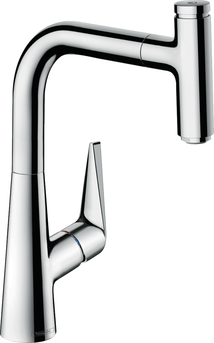 Смеситель для кухни с выдвижным изливом Hansgrohe Talis Select S 72822000 Хром
