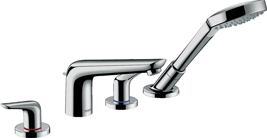 Смеситель на край ванны Hansgrohe Novus 71333000 на 4 отверстия хром
