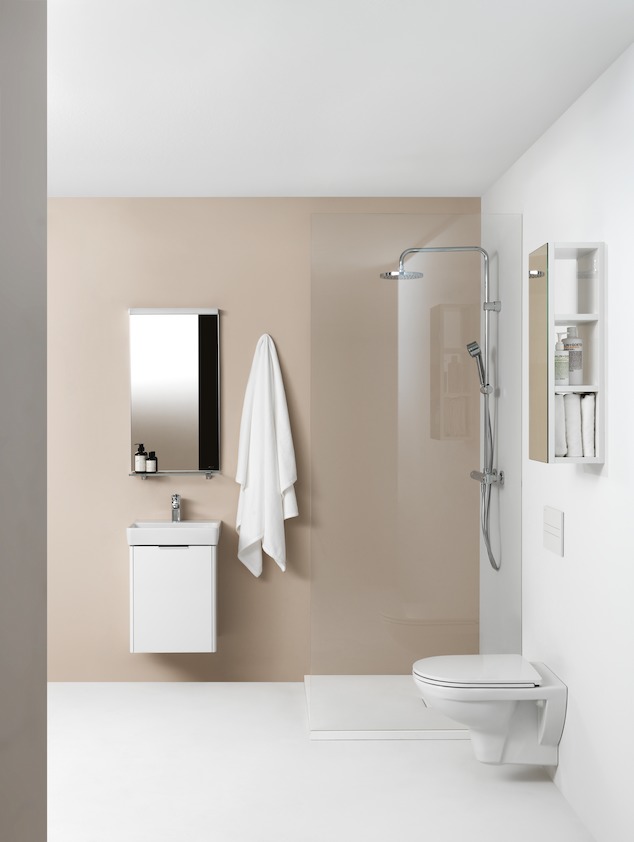 Тумба подвесная Laufen  Base for Pro S   4.0211.2.110.261.1   41,5 см,  под раковину  Pro S  8.1596.1, дверца справа, цвет белый глянцевый
