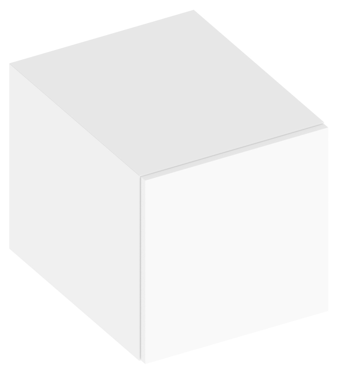Боковая тумба Keuco Edition 90 39024 210000 400 x400x485 мм 1 ящик корпус и фасад глянцевый лак белый