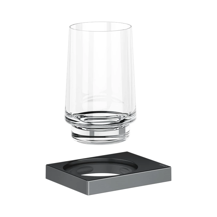 Держатель для стакана KEUCO EDITION 11 11150 139000 Чёрный шлифованный хром