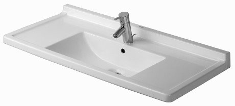 Раковина встраиваемая сверху Duravit Strack 3 0304100000 105х48 см