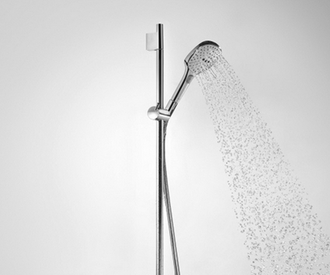 Душевой гарнитур Hansgrohe Raindance Select E 120 Porter 26720400 Хром/Белый