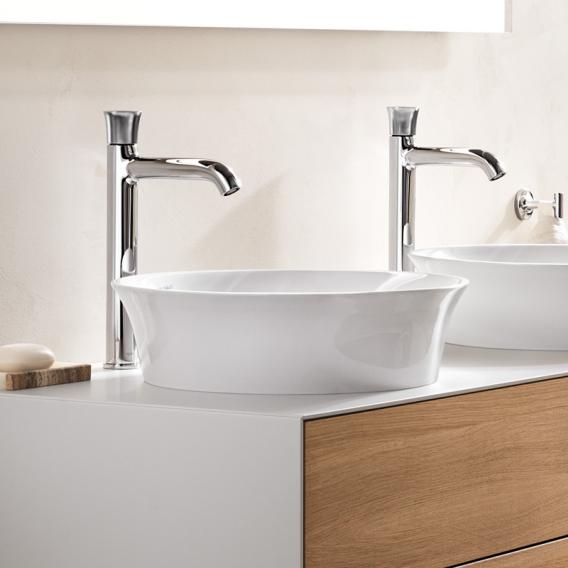 Раковина круглая встраиваемая Duravit White Tulip 2362430079 диаметр 430 мм, без отверстия под смеситель, без перелива, белая