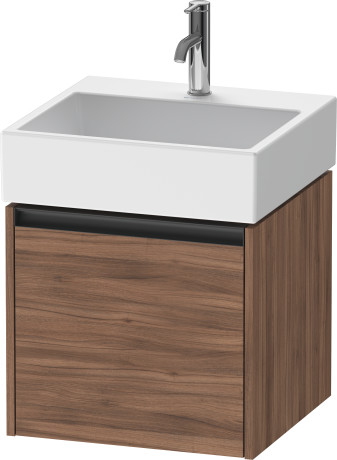 Тумба подвесная под раковину DURAVIT KETHO.2 K25074079790000 460 мм х 484 мм х 440 мм, 1 выдвижной ящик, орех натуральный