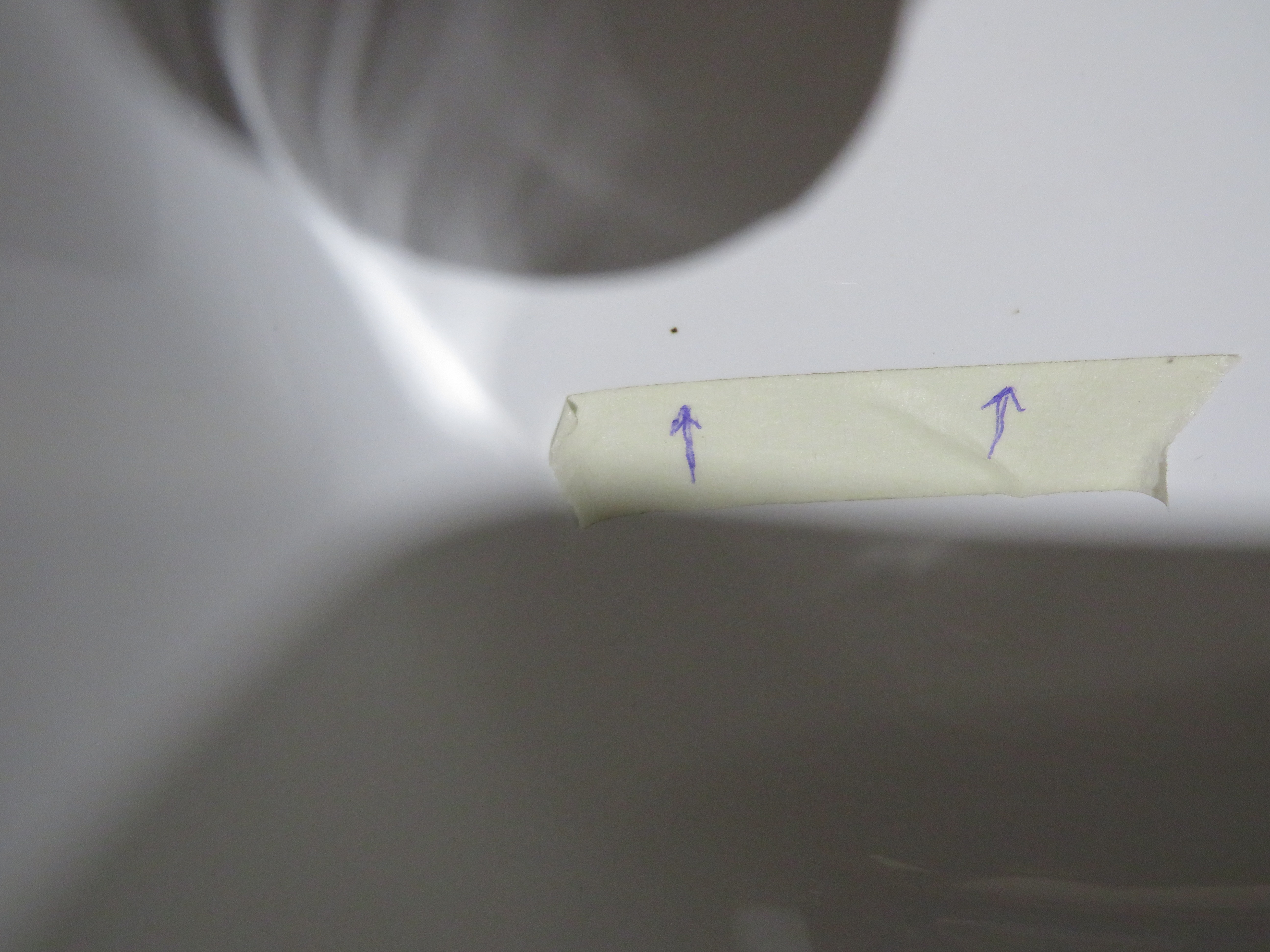 УЦЕНКА. Биде подвесное GSI PURA   8864111_УЦ/2     500 мм х 360 мм, с отверстием под смеситель, с переливом, без крепежа FISR2, белый глянцевый /Дефект: точки, уколы в эмали