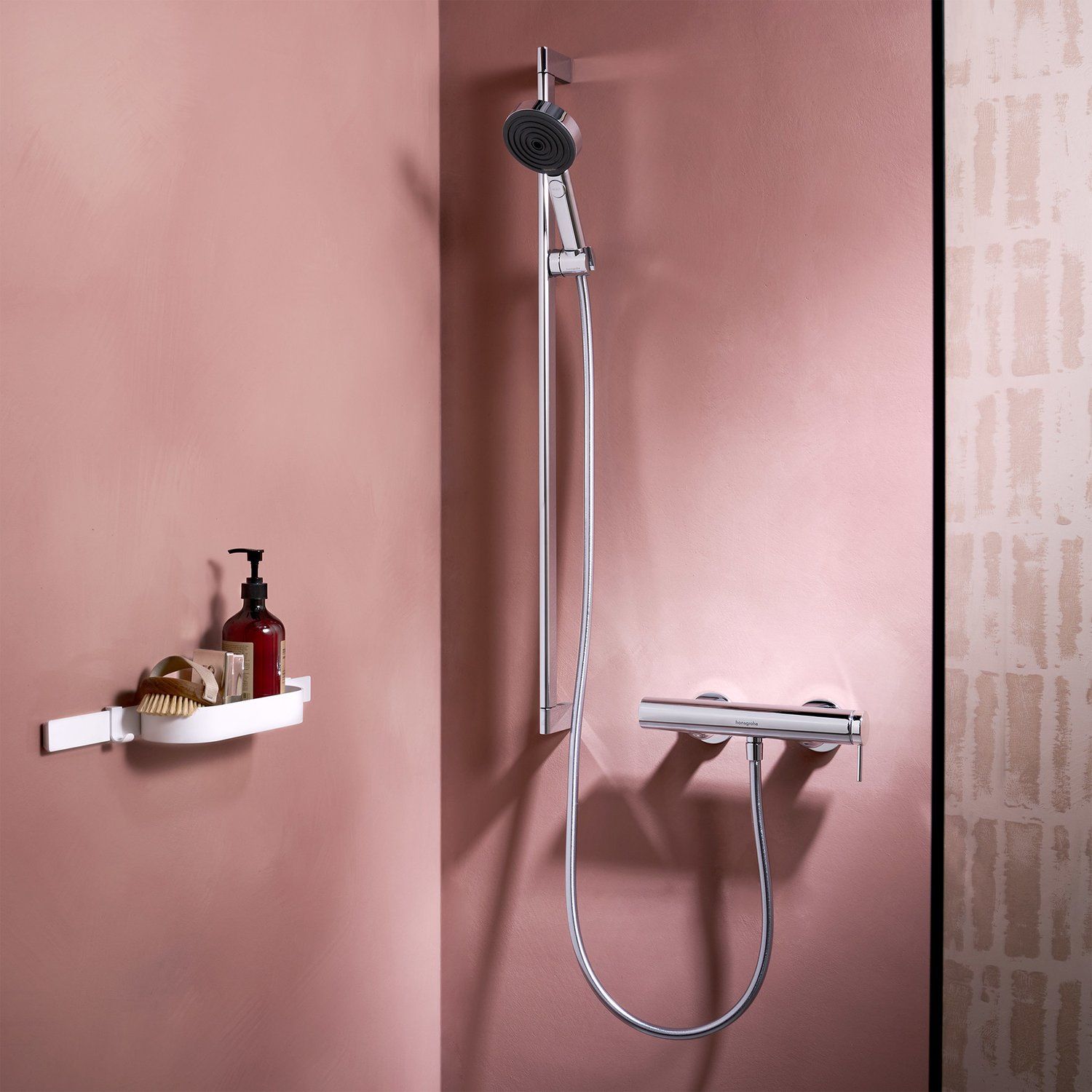 Смеситель однорычажный для душа HANSGROHE Tecturis S 73622000 внешнего монтажа, цвет Хром