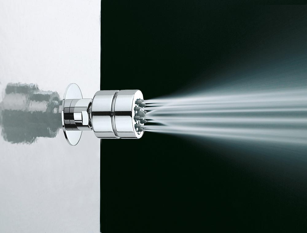 Форсунка боковая для душа Bossini Tondo Gom I00137 Хром