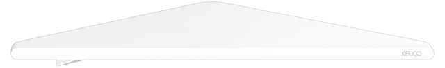Угловая полочка для душа KEUCO AVENO 14657 510000 с клеевым комплектом, цвет Белый матовый