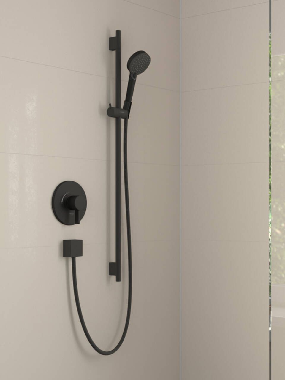 Штанга для душа HANSGROHE Unica Comfort 26401000 700 мм, Хром