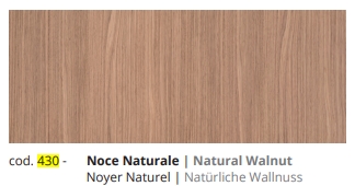 Каркас для тумбы BMT IKON 970 292 QDF 01 430 цвет Natural Walnut, 1400х350х500 мм