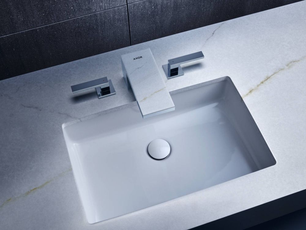 Панель для смесителя 20 см AXOR MyEdition 47909000 Белый мрамор