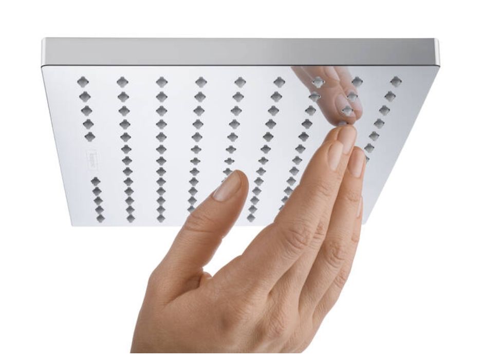 Верхний душ прямоугольный HANSGROHE Vernis Blend 26096000 230, 1jet, LowPressure, цвет Хром