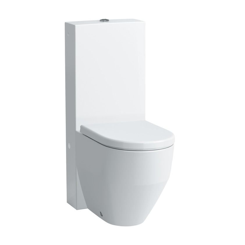 Бачок напольный Universal  Laufen  Kartell by Laufen 8.2866.3.757.883.1 белый матовый, подводка внизу слева