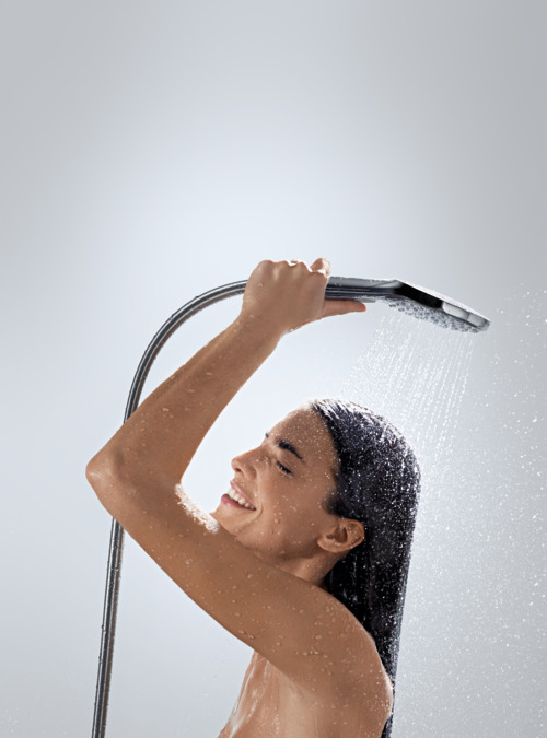 Ручной душ Hansgrohe Raindance Select E 26521400 120 3jet EcoSmart 9 л/мин белый/хром