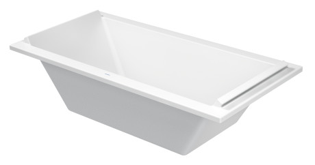 Акриловая ванна Duravit Starck 700339000000000 1800 х 900 c двумя наклонами для спины, встраиваемая версия или версия с панелями, белая