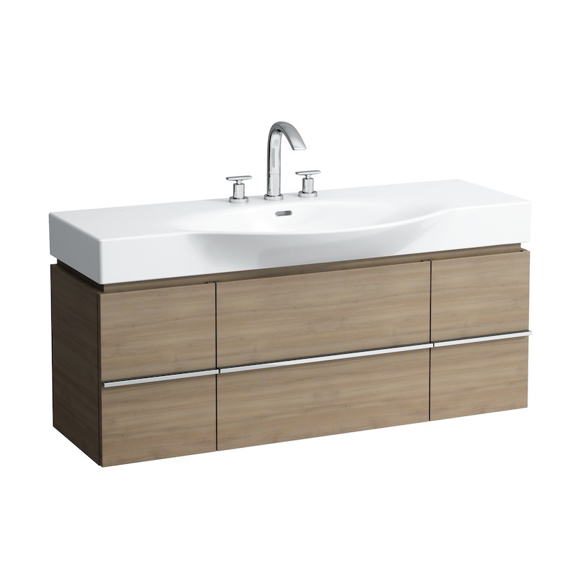 Тумба под раковину  Laufen  Case for Palace   4.0130.1.075.463.1   120 см, 1 ящик 2 двери, белый матовый,  для 8.1170.4, 81270.4 